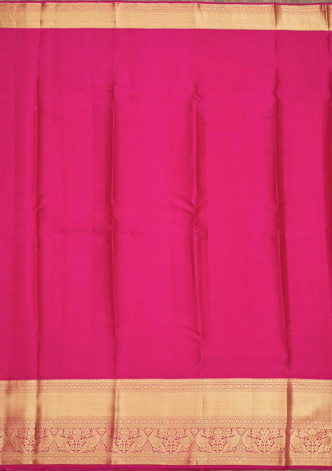 Pink Silk Jaal Gold Zariwork Saree With Matching Blouse Piece