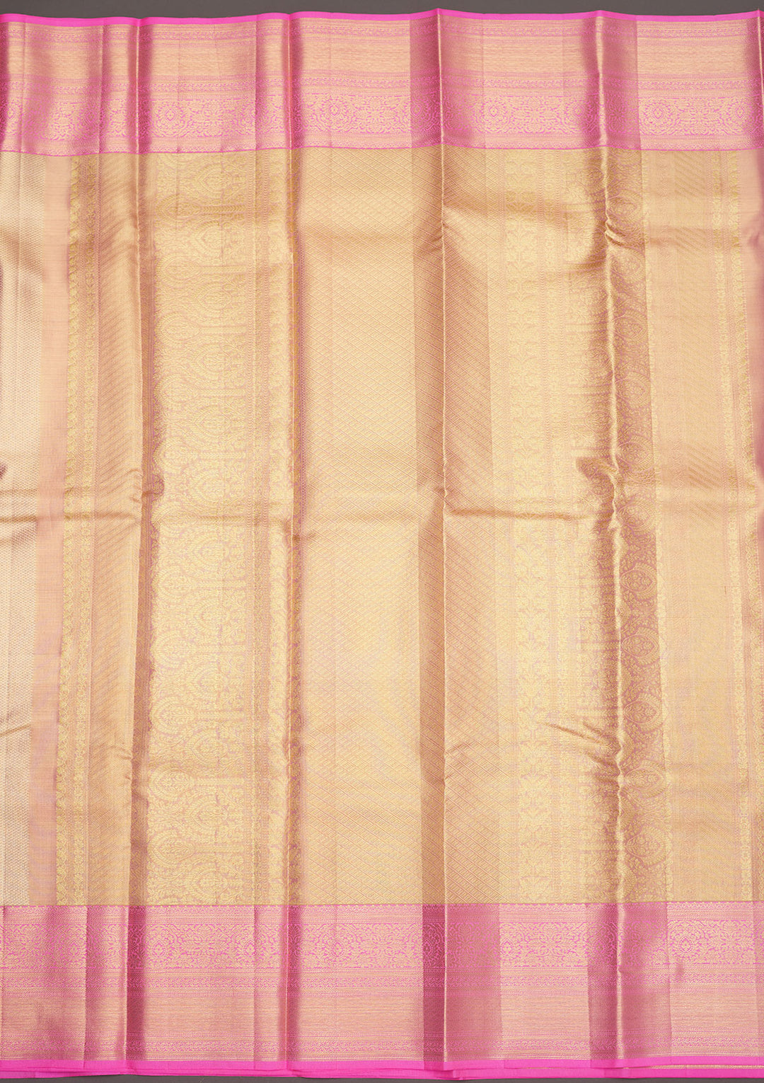 Pink Zariwork Pure Silk Saree