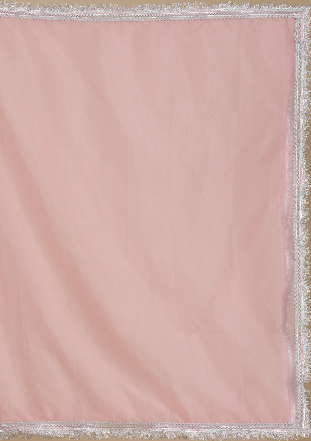 Pink Zariwork Semi Crepe Readymade Salwar Suit