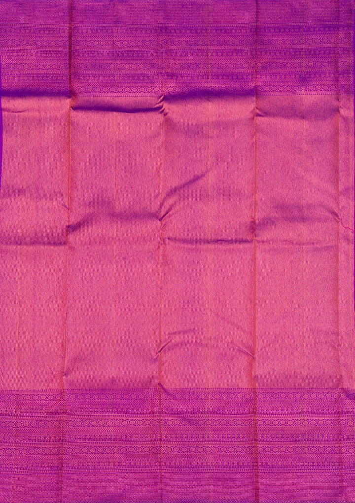 Purple Zariwork Pure Silk Saree