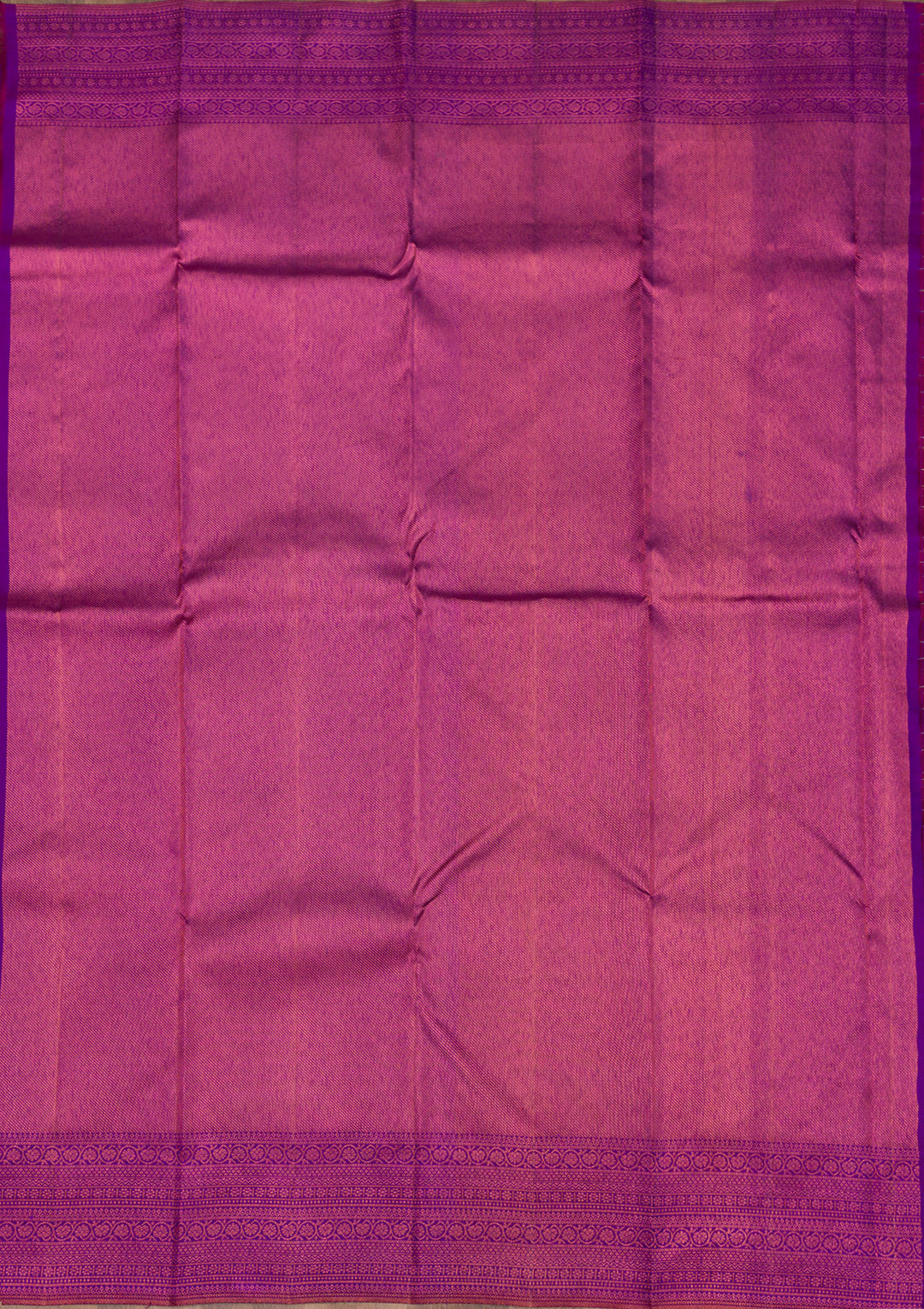 Purple Silk Jaal Antique Zariwork Saree With Matching Blouse Piece