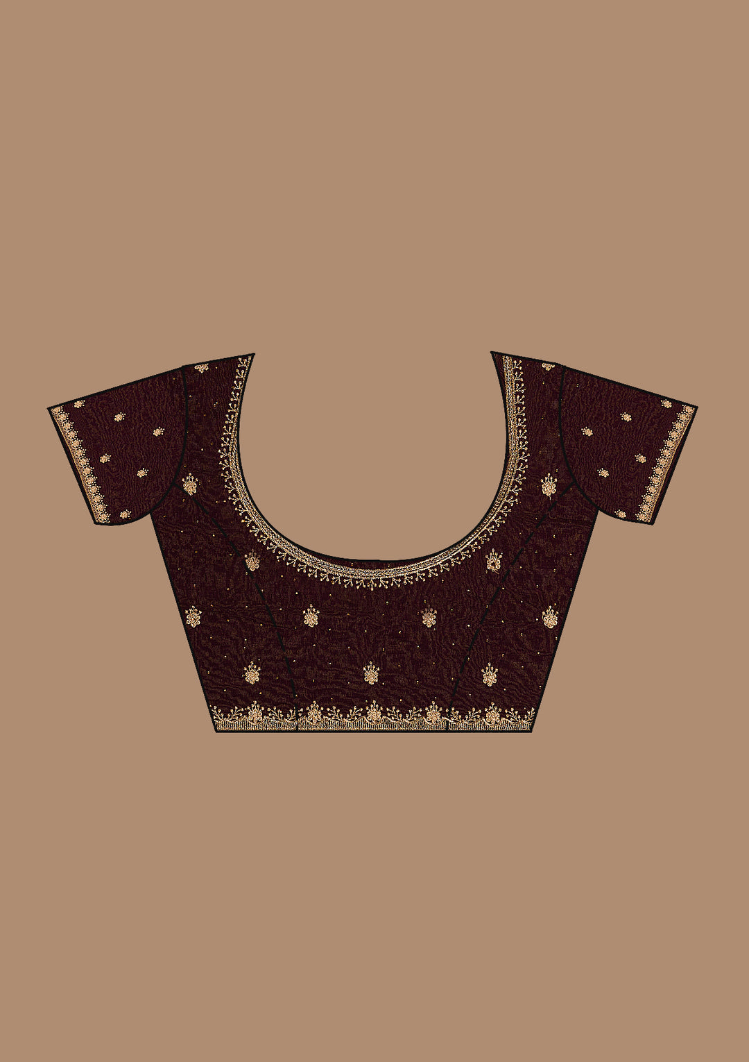 Purple Zariwork Soft Silk Saree