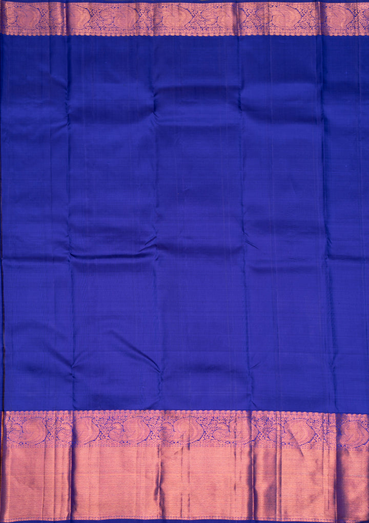 Rama Green Silk Buti Antique Zariwork Saree With Matching Blouse Piece