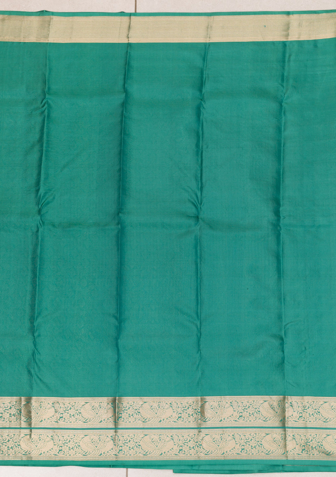 Rama Green Zariwork Kanjivaram Pure Silk Saree