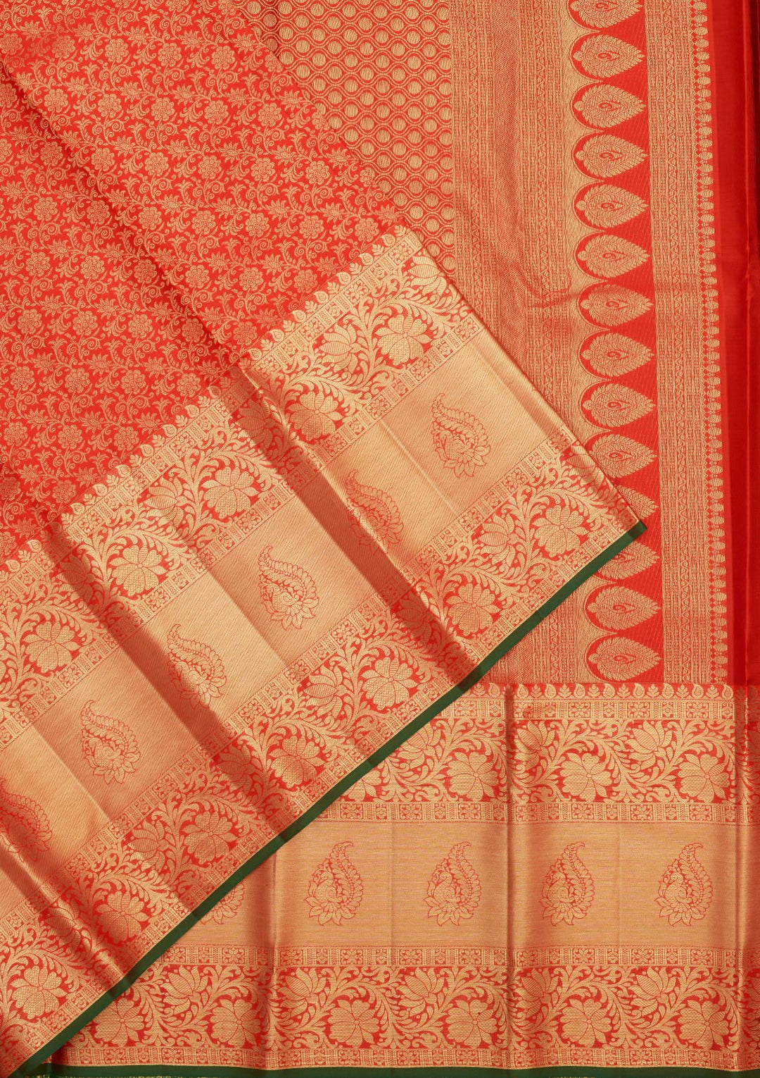 Red Zariwork Pure Silk Saree