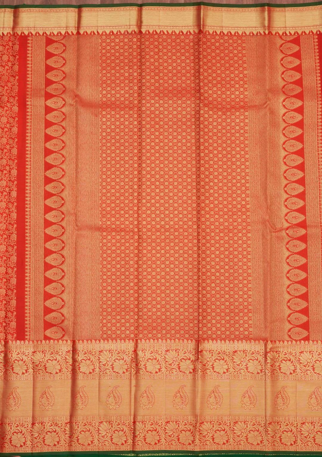 Red Zariwork Pure Silk Saree