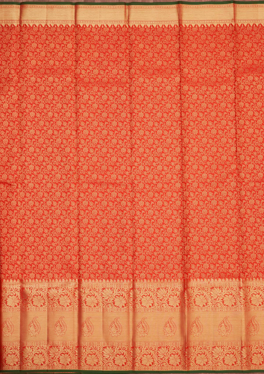 Red Zariwork Pure Silk Saree
