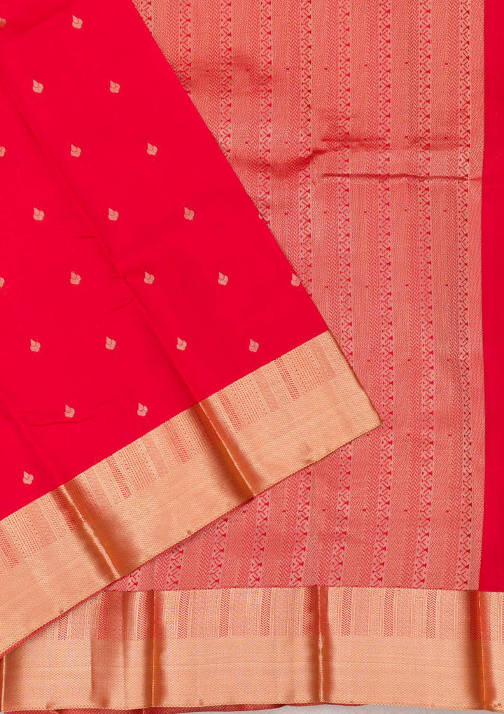 Red Zariwork Pure Silk Saree