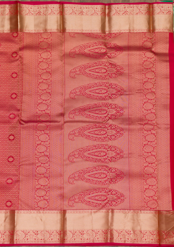 Red Zariwork Kanjivaram Pure Silk Saree