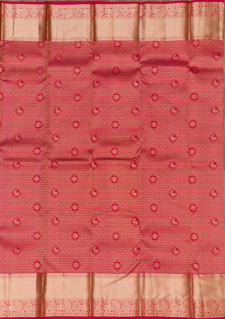 Red Zariwork Kanjivaram Pure Silk Saree