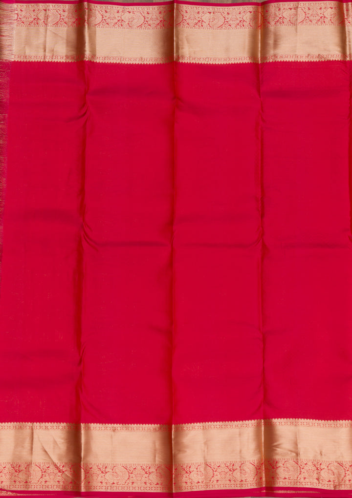 Red Zariwork Kanjivaram Pure Silk Saree