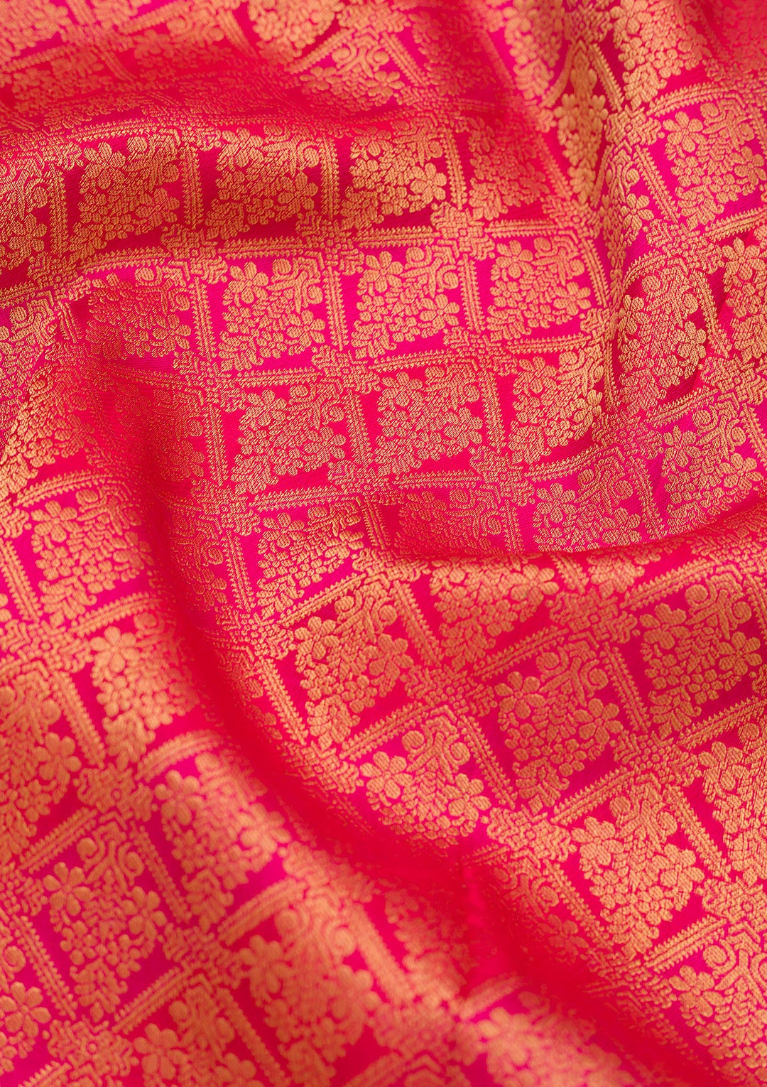 Red Zariwork Pure Silk Saree