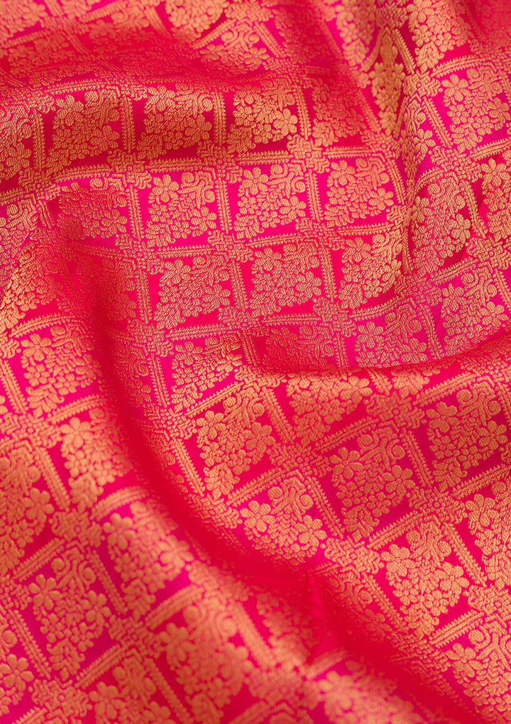 Red Zariwork Pure Silk Saree