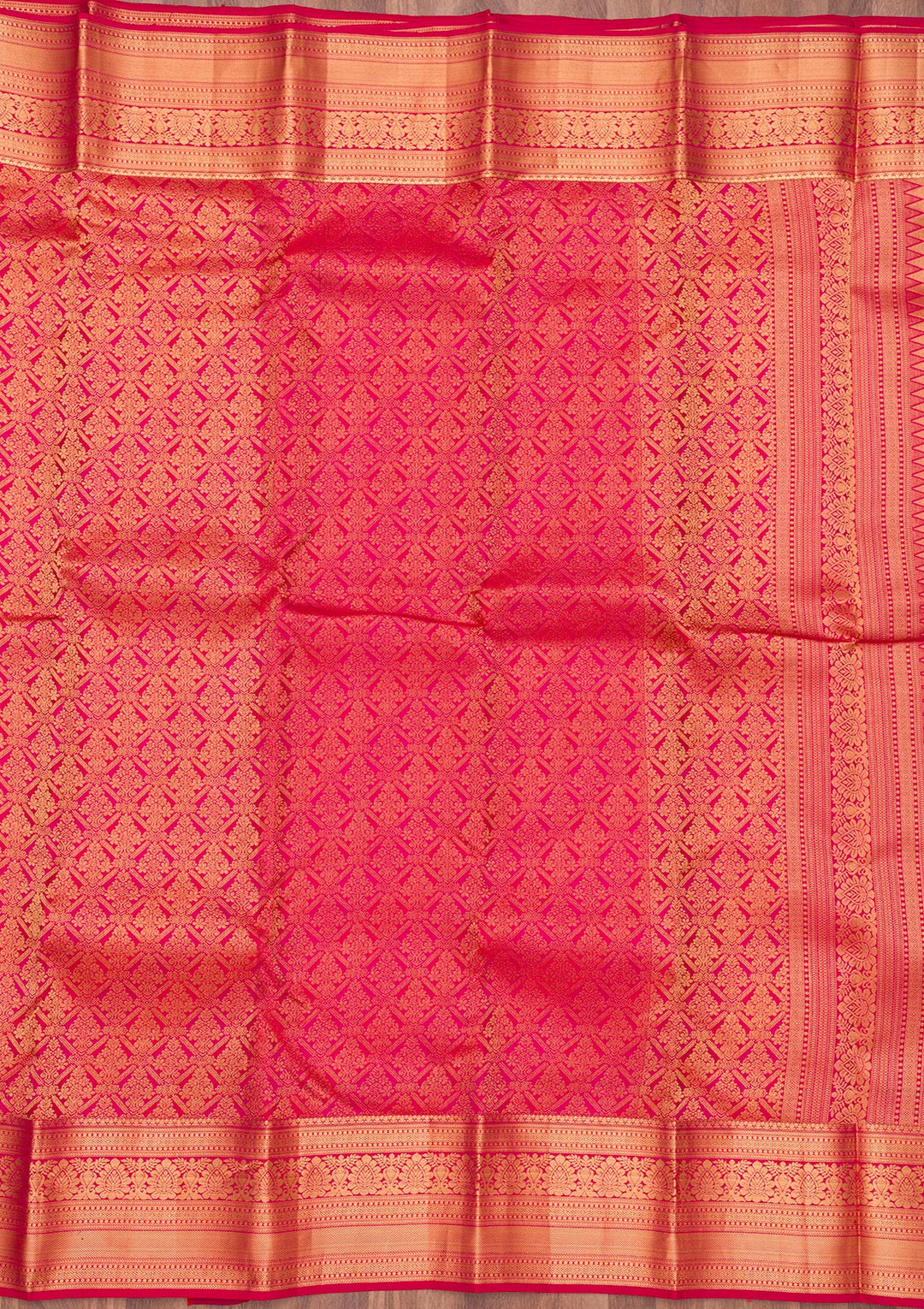 Red Zariwork Pure Silk Saree