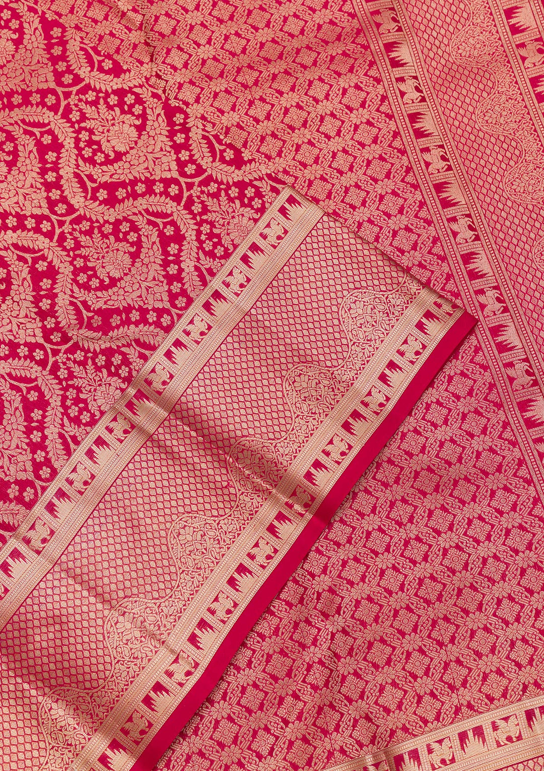 Red Zariwork Banarasi Pure Silk Saree