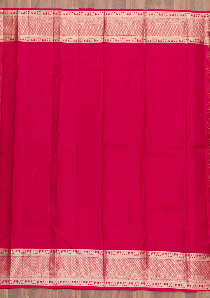 Red Zariwork Banarasi Pure Silk Saree
