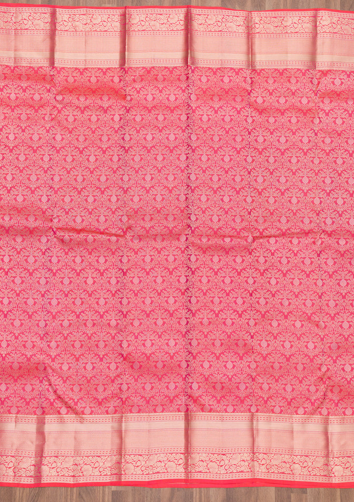 Red Zariwork Kanjivaram Pure Silk Saree