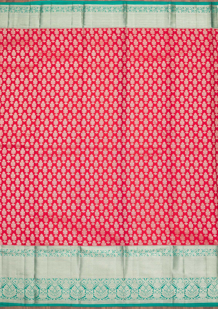 Red Zariwork Pure Silk Saree