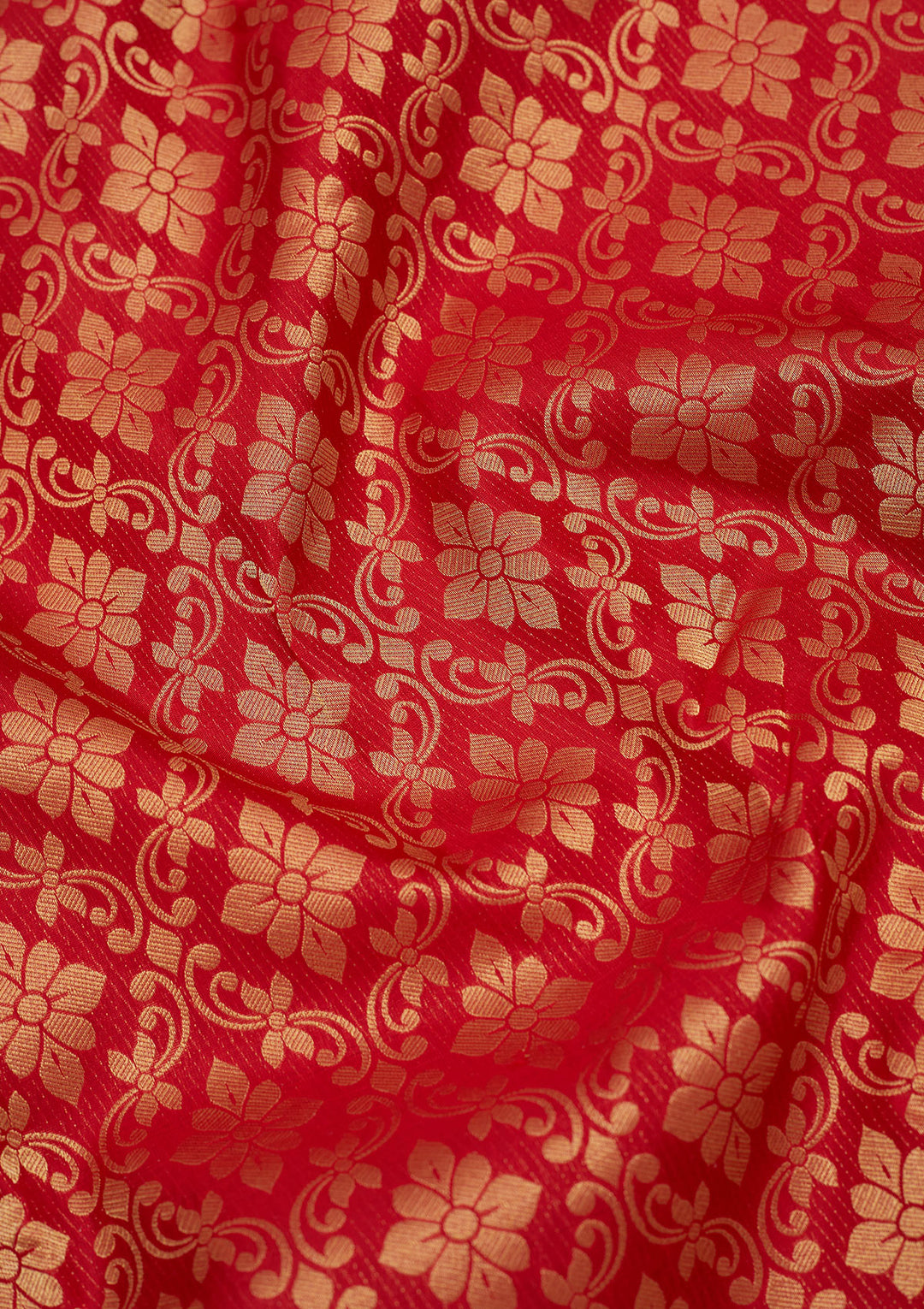 Red Zariwork Pure Silk Saree