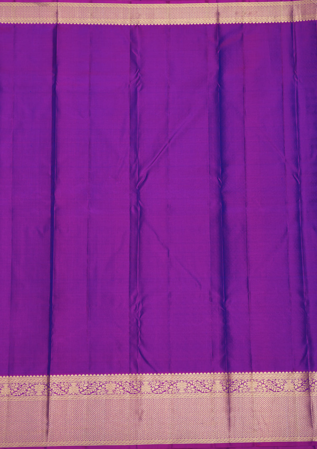 Royal Blue Silk Buti Gold Zariwork Saree With Matching Blouse Piece
