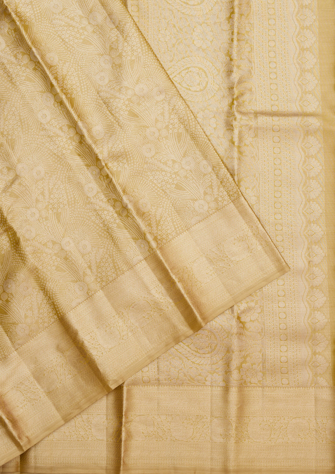 Sea Green Zariwork Pure Silk Saree