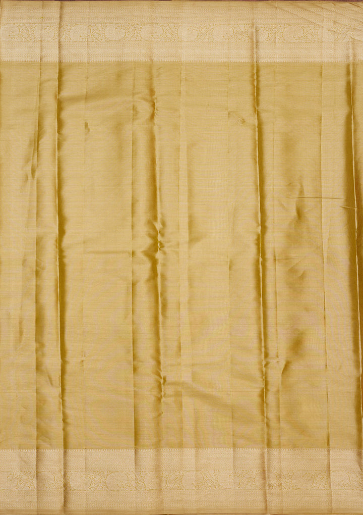 Sea Green Zariwork Pure Silk Saree
