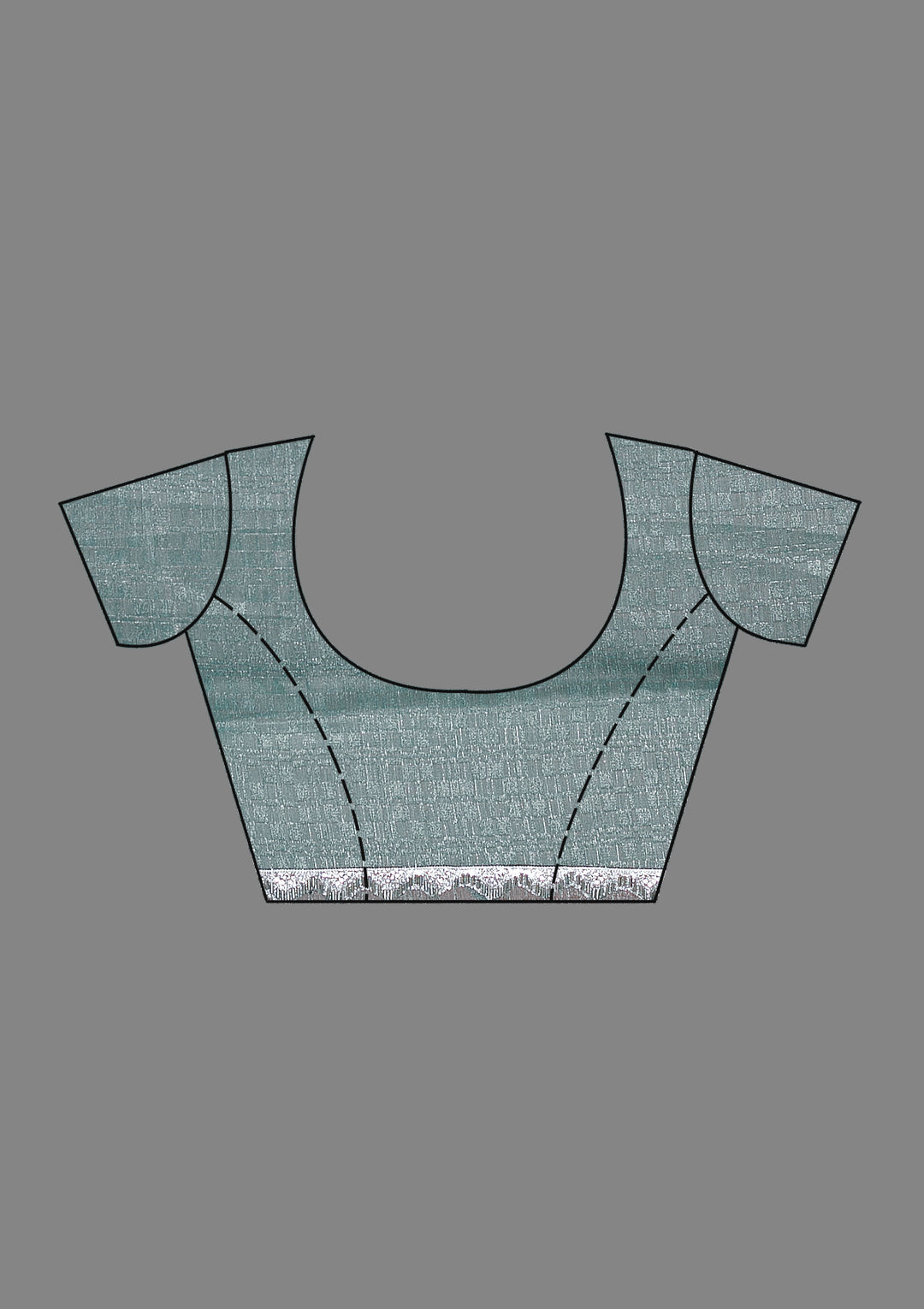 Sea Green Cutdana Tissue Saree