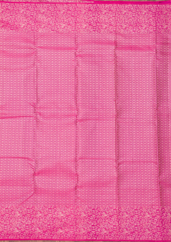 Sea Green Zariwork Pure Silk Saree