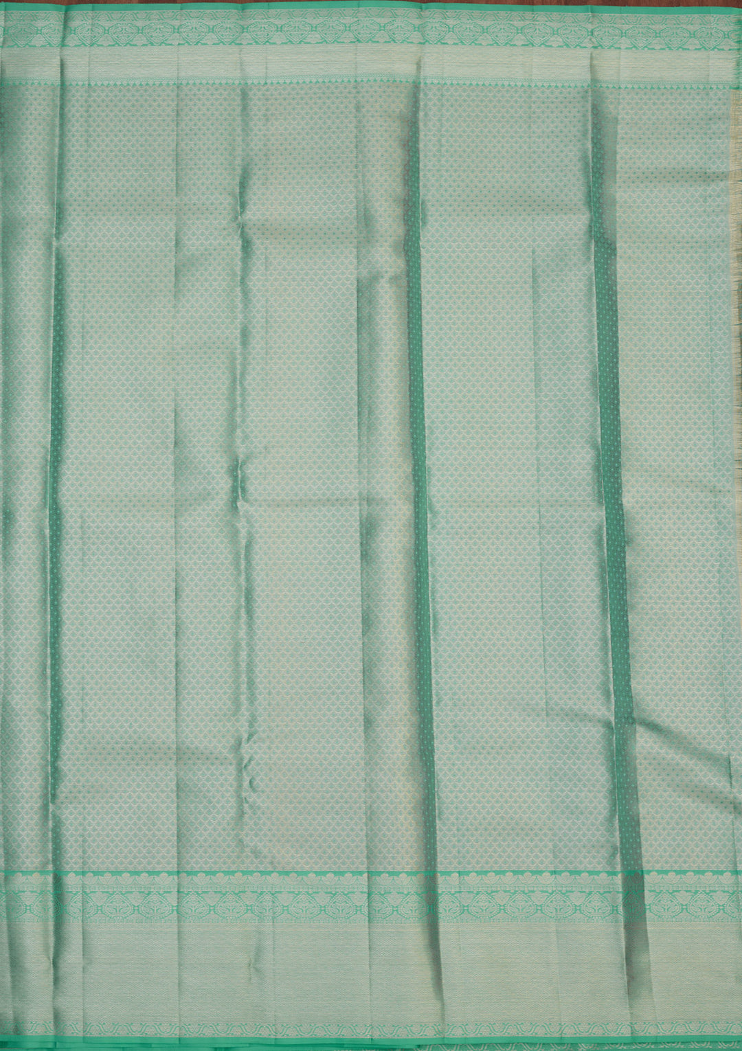 Sky Blue Tissue Jaal Saree With Matching Blouse Piece