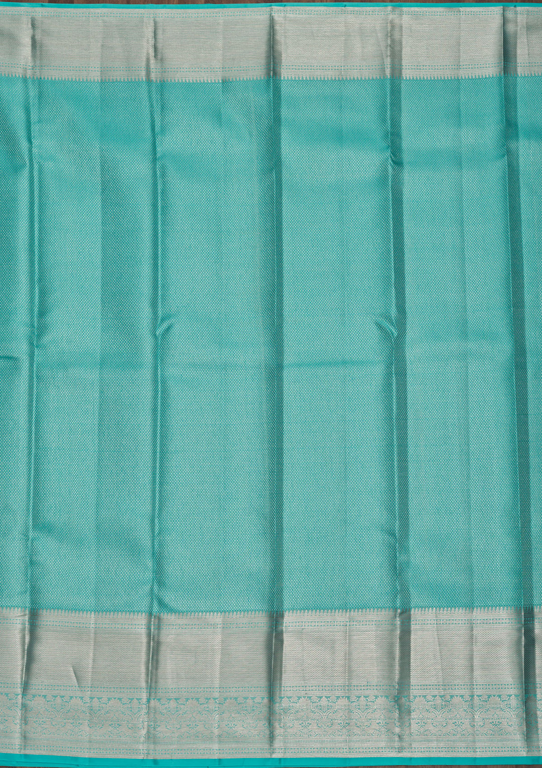 Sky Blue Silk Jaal Gold Zariwork Saree With Matching Blouse Piece