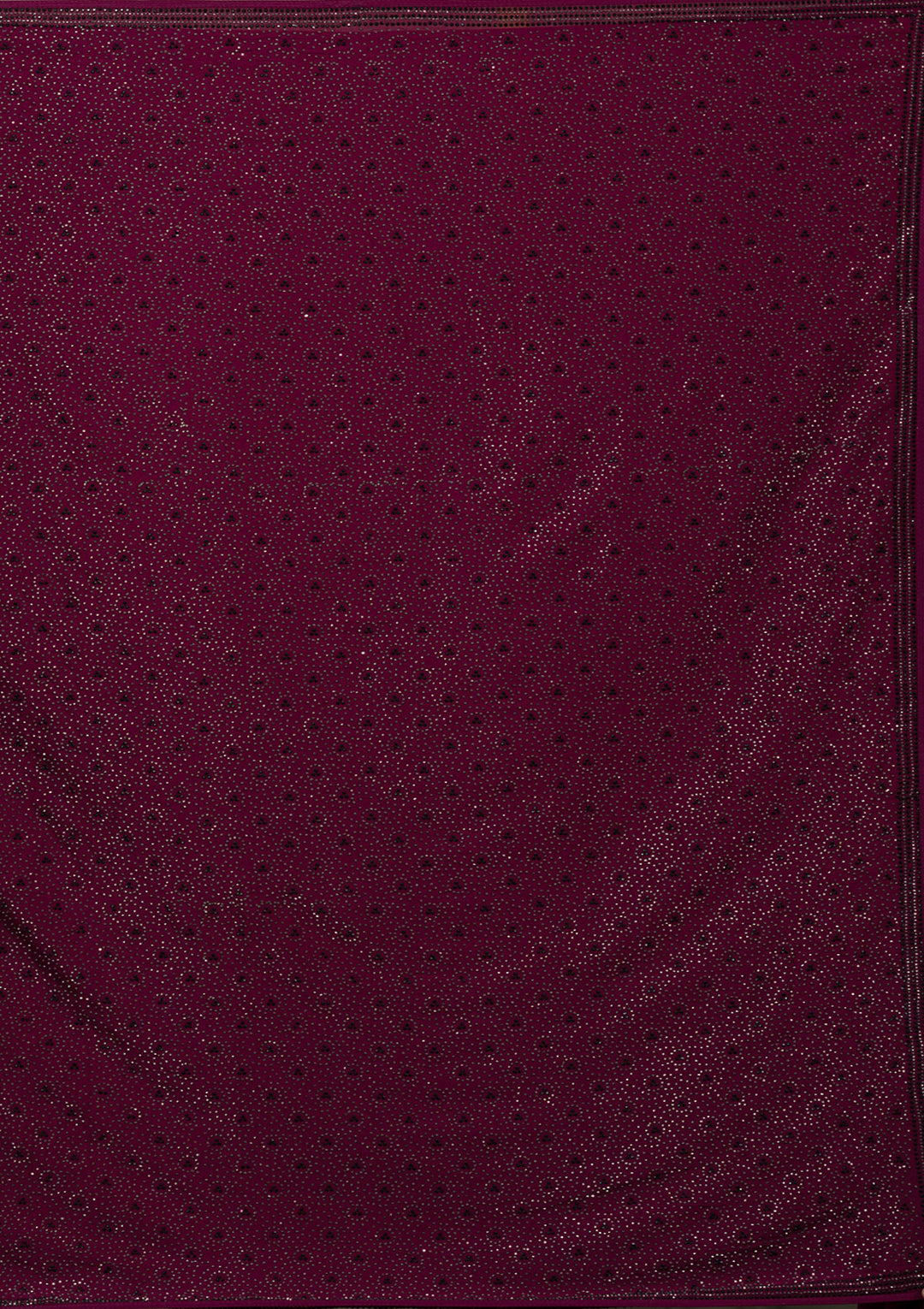 Wine Swarovski Semi Crepe Saree-Koskii