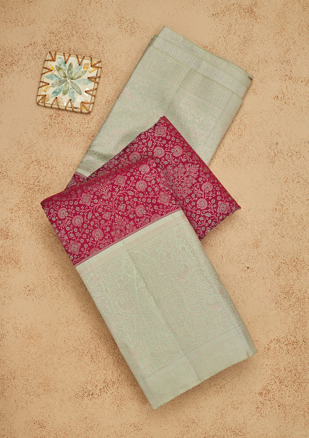 Wine Zariwork Pure Silk Saree