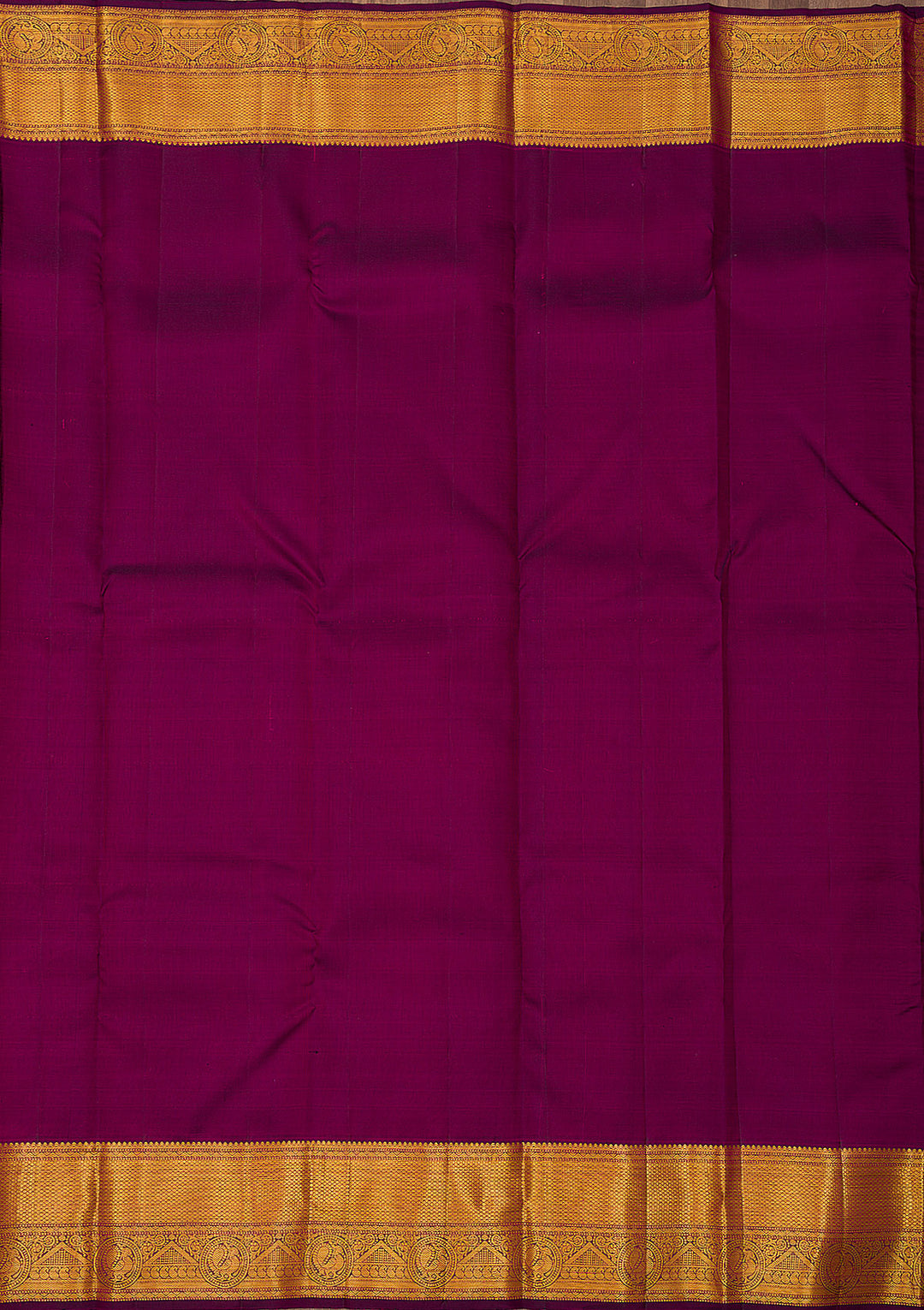 Wine Zariwork Pure Silk Saree