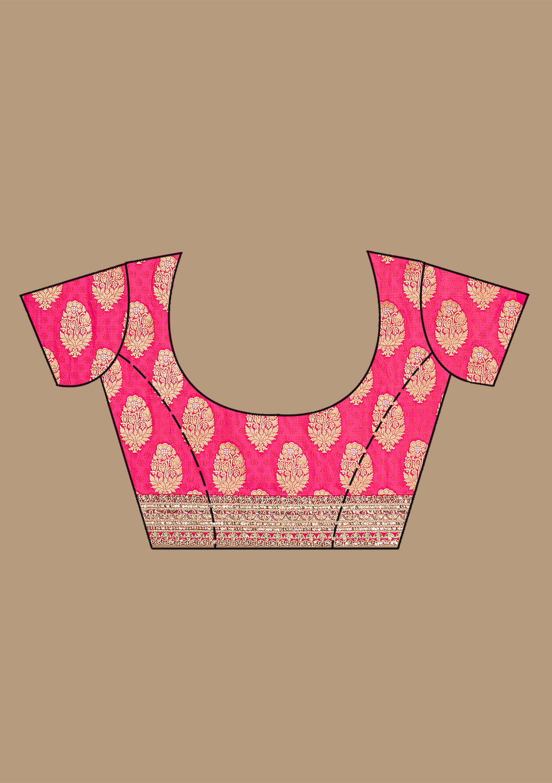 Wine Tissue Sequins Saree With Matching Blouse Piece