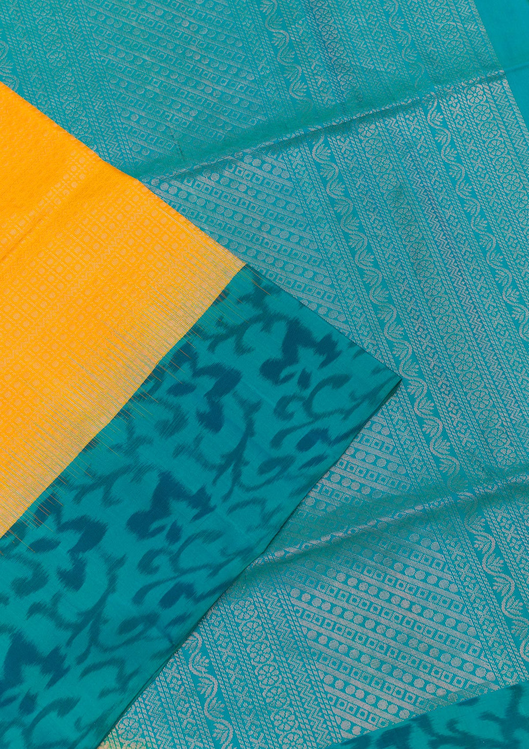 Yellow Zariwork Pure Silk Saree