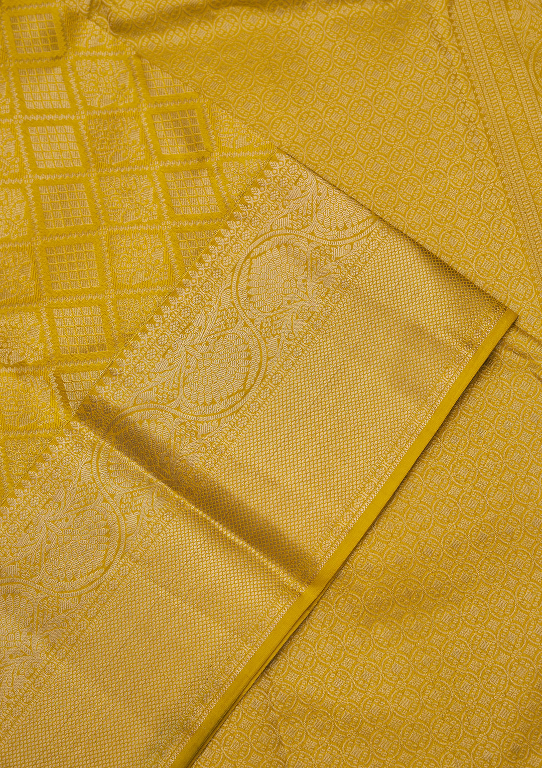 Yellow Zariwork Pure Silk Saree