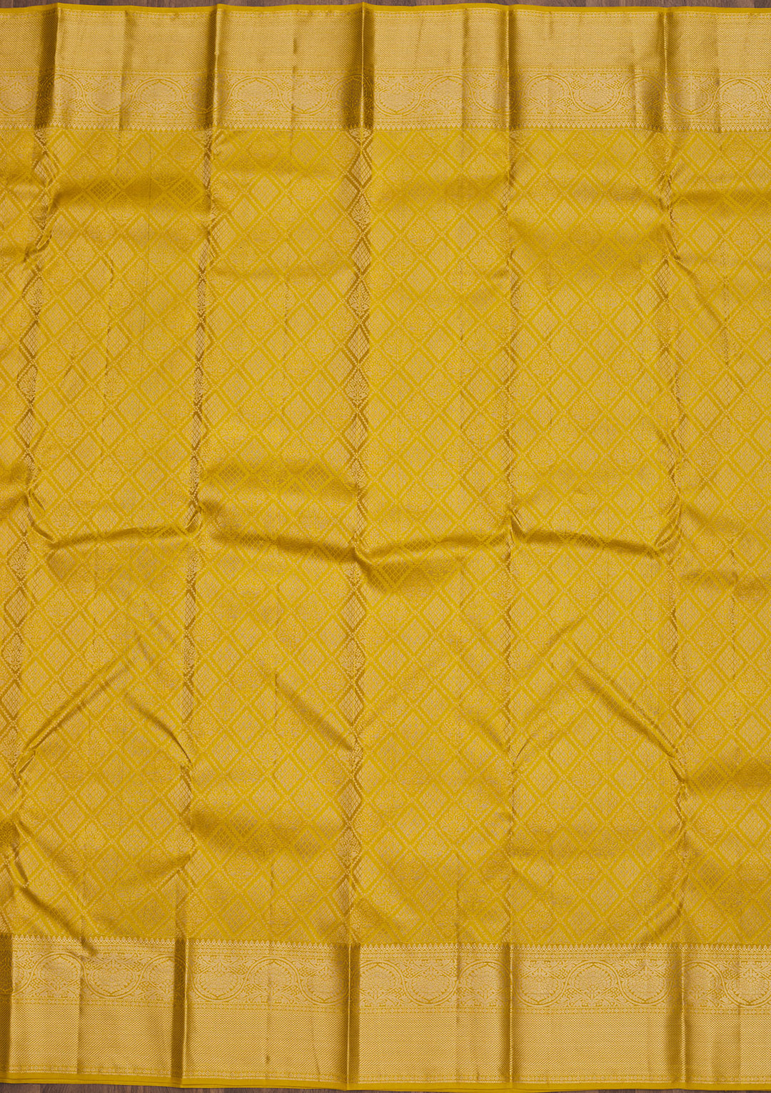 Yellow Zariwork Pure Silk Saree