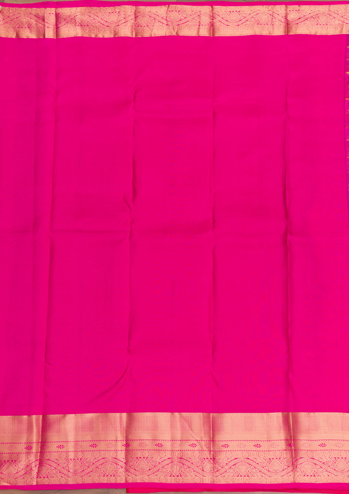 Yellow Zariwork Pure Silk Saree-Koskii