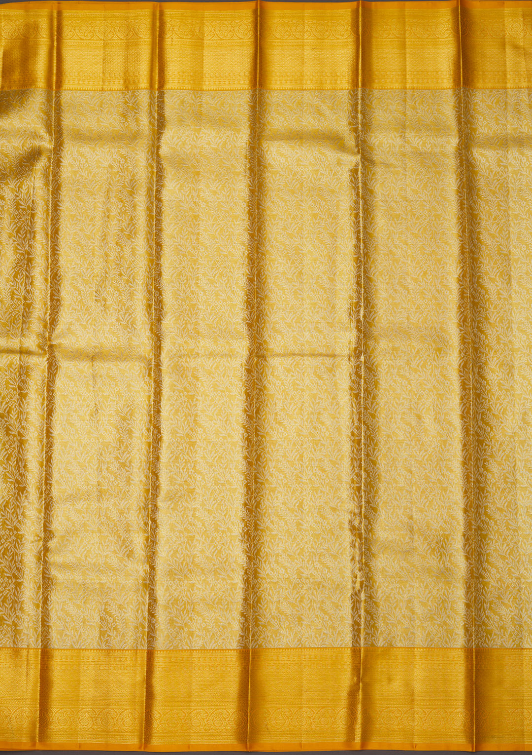 Yellow Zariwork Pure Silk Saree