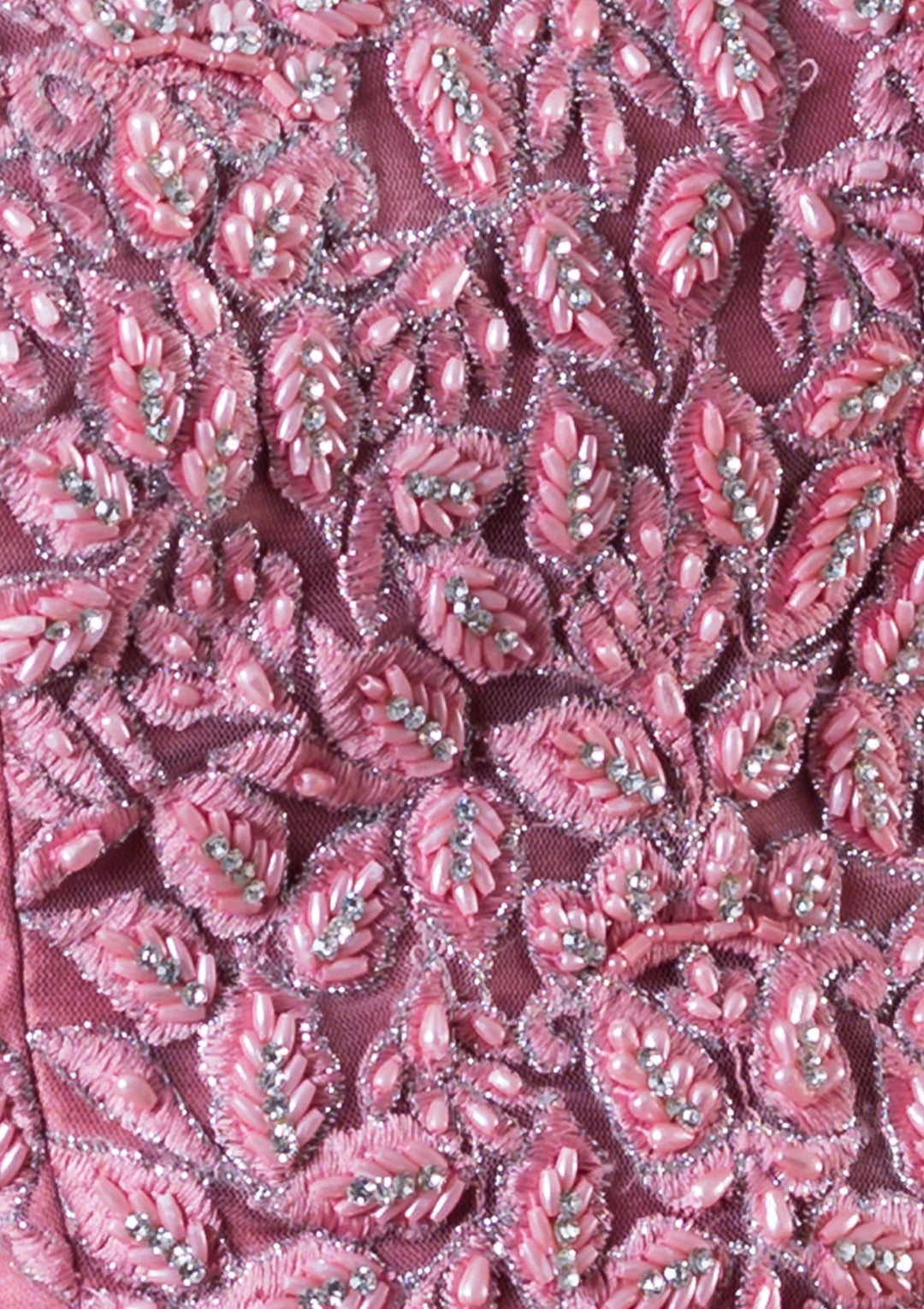 Pink Stonework Net Designer Lehenga-Koskii