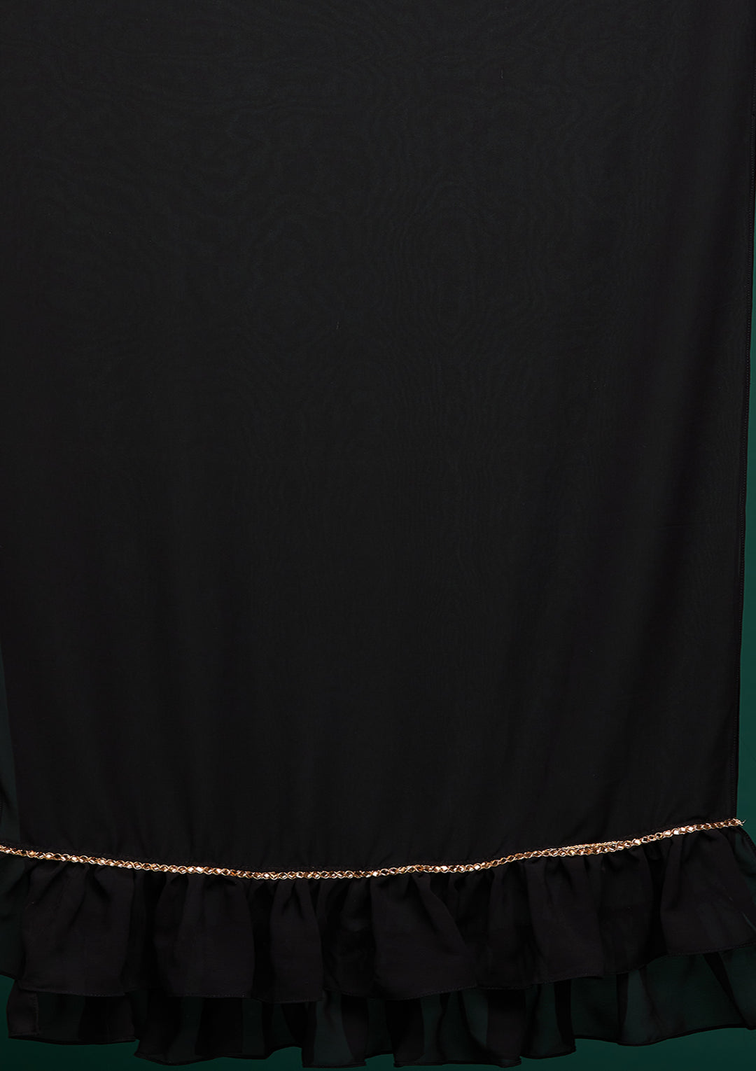 Black Threadwork Georgette Designer Salwar Suit - Koskii