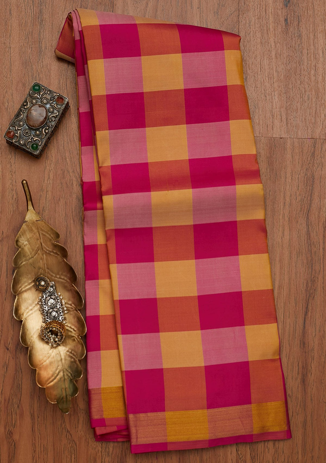 Multi Zariwork Pure Silk Designer Saree - koskii